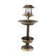 thumbnail image 3 of Baño para pájaros de jardín Gloria Bronce Comedero de pedestal, 3 of 9