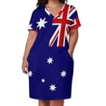 thumbnail image 2 of Australia Day Loose Pocket Dress Womens dresses dress party evening elegant luxury celebrity Dance dresses, 2 of 6