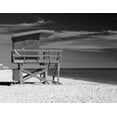thumbnail image 2 of Anonymous 32x26 White Modern Wood Framed Museum Art Print Titled - Lifeguard Stand III, 2 of 4