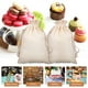 thumbnail image 5 of 10 bolsas de tela de algodón con cordón, bolsa de muselina reutilizable, bolsas de almacenamiento portátiles, 5 of 5