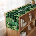 thumbnail image 6 of Table Runners 72 Inches Long Dress Scarves, St. Patrick's Day Farmhouse Kitchen Table Runner, Coffee Tablerunners, Green Shamrocks Truck Black Buffalo Plaid 16x72 Inch, 6 of 9