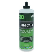 3D Trim Care - Restores & Renews Faded & Dull Plastic, Rubber, Trim, Bumpers to Original Appearance with Long Lasting Shine & Protection 16oz.
