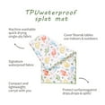 thumbnail image 5 of Highchair Splash Guard Cushion Lovely and Portable Baby Play Mat for Picnics and Family Gatherings 130x130cm, 5 of 8