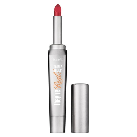 Benefit Cosmetics Theyre Real! Double The Lip Lipstick & Liner Ruthless Red