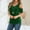 Green, variant on SHITINN Shirt Women Womens Summer Casual T Shirt Cute Cold Shoulder Short Sleeve V Neck Tops Short Sleeve Blouses for Women Trendy Tops for Women 2025