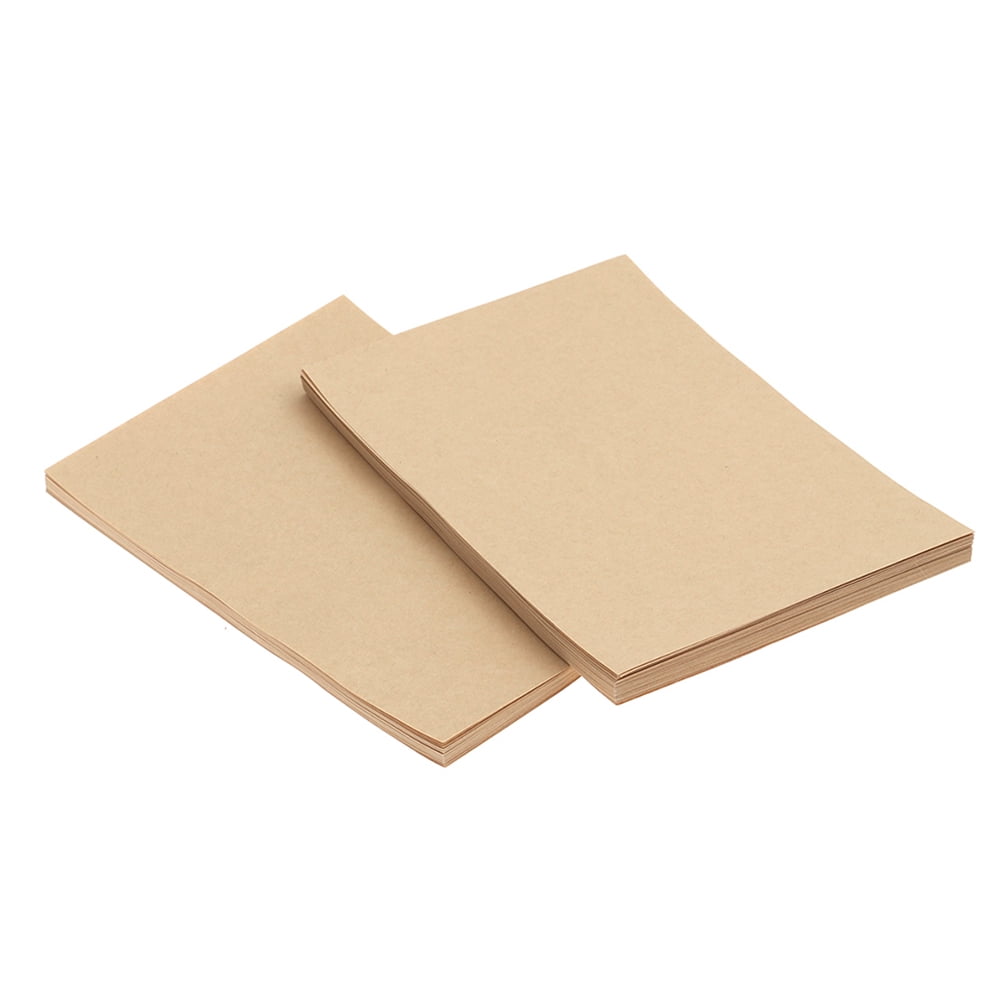 PBPBOX 200Pcs Light Brown Kraft Paper Heavy Duty for Drawing DIY Handmade Projects and Student Art Painting