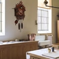 thumbnail image 2 of Classical Cuckoo Wall Clock Hanging Wooden Bird Clock Home Decor Creative G, 2 of 8