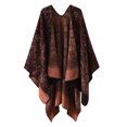 thumbnail image 2 of TIMIFIS Tuques pour Femmes Foulard Rétro à Carreaux d'Hiver pour Femmes Châle pour Chaleur et Protection contre le Froid Foulard -, 2 of 3