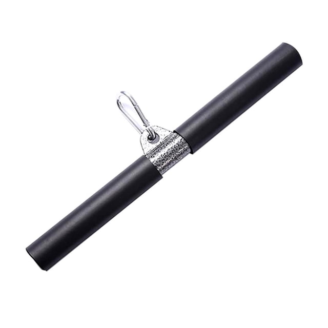 ZheElen Rotating Straight Bar DIY Bicep Pull Up Bar with Hand Grips Rotating Straight Bar for Professional Gyms