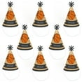 thumbnail image 6 of Big Dot of Happiness Nothin' but Net - Basketball - Cone Happy Birthday Party Hats for Kids and Adults - Set of 8 (Standard Size), 6 of 7