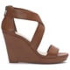thumbnail image 4 of Sandalia de Cuña Jinxxi para Mujer Jessica Simpson, Color Marrón Claro, Talla 8.5 US, 4 of 9