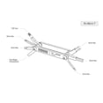 thumbnail image 5 of Pedros Rx Micro-7 Multitool Multi Tool Black 6463216, 5 of 5