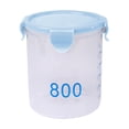 thumbnail image 2 of Plastic Food Storage Jar with Graduated Round Sealing Lid | Transparent Airtight Canister for Grains Snacks and Baking Ingredients | Kitchen Pantry Container for Cereal Coffee Tea and Dry Goods, 2 of 6