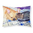 thumbnail image 1 of ""Caroline'S Treasures 7257Pillowcase Funda De Almohada Estándar De Tela Que Absorbe La Humedad Para Gatos, Grande, Multicolor"", 1 of 1