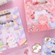 thumbnail image 4 of Juego de 12 rollos de cinta washi con dibujos animados, bonitos juegos de cintas adhesivas decorativas para álbumes de recortes, arándanos dulces, 4 of 5