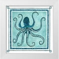 thumbnail image 1 of Shamp, Cindy 26x26 White Modern Wood Framed Museum Art Print Titled - Octopus I Frame, 1 of 4