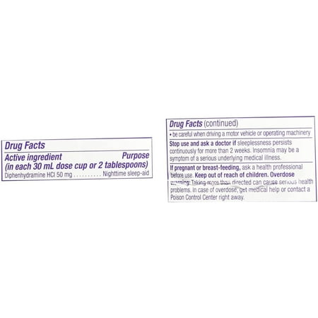 ZzzQuil Nighttime Sleep-Aid Liquid, Warming Berry Flavor 12 oz (Pack of 2)