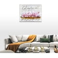 thumbnail image 4 of Farmhouse Pig Wall Art God Says You Are Wall Decor Country Rustic Print Painting Animals Pictures Modern Home Artwork Decor for Bathroom Living Room Bedroom Framed Ready to Hang 16"x12", 4 of 6