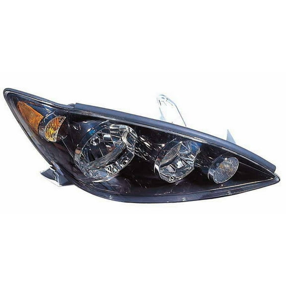 KAI New CAPA Certified Standard Replacement Passenger Side Headlight Assembly, Fits 2005-2006 Toyota Camry