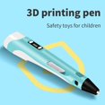 thumbnail image 3 of Bolígrafo de impresión 3D, bolígrafo 3D para niños, bolígrafo de impresora 3D, kit de bolígrafo 3D, bolígrafo 3D inteligente, con filamento PLA de 3 colores, juguetes educativos para niños, JFHHH pequeña, 3 of 5