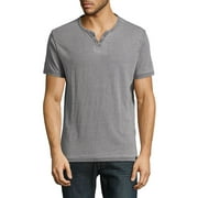 Lucky Brand Mens Venice Burnout Notch Neck Tee Shirt X-Large Frost Grey