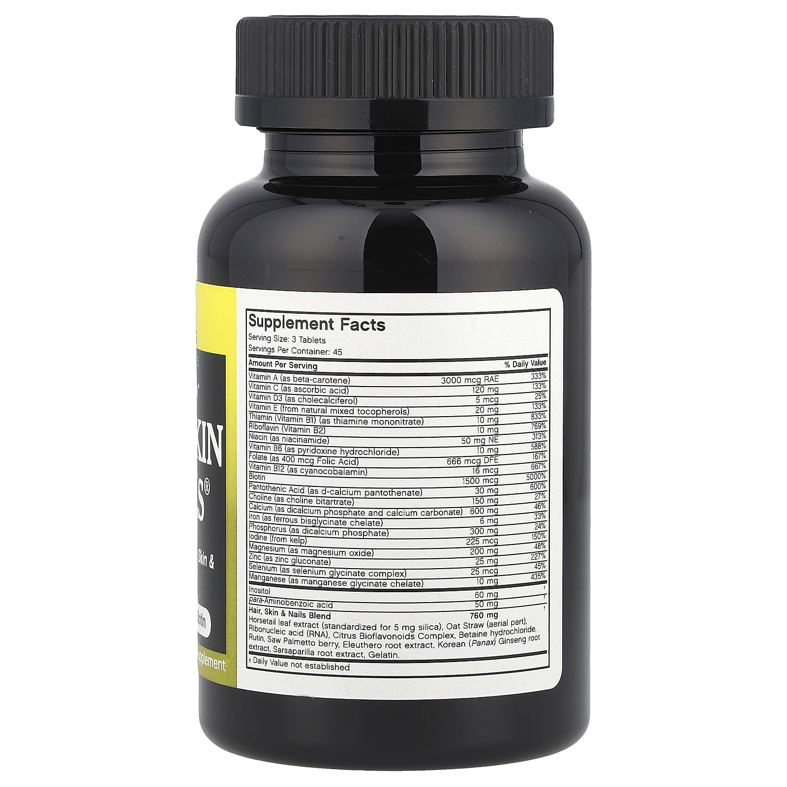 Futurebiotics Hair, Skin, & Nails Nutrition for Men, 135  Tablets