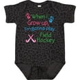 thumbnail image 3 of Inktastic Future Field Hockey Player Boys or Girls Baby Bodysuit, 3 of 5