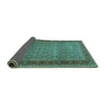 thumbnail image 2 of Ahgly Company Indoor Rectangle Persian Turquoise Blue Traditional Area Rugs, 7' x 10', 2 of 4