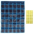 thumbnail image 1 of SHISUYAN Classroom Phone Holder Classroom Cellphone Organizer Wall Phone Pocket Chart for Classroom, 1 of 9