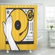 thumbnail image 1 of ABPHQTO Record Turntable Hand Scratching Vinilo Aguja Scratch Rave Remix Cortina de ducha 160x180 cm, 1 of 1
