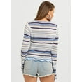 thumbnail image 4 of Jessica Simpson Women's Lilianna Cotton Pointelle Sweater with Long Sleeves, Lightweight, Sizes XS-X4, 4 of 6