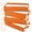 Orange, variant on Utopia Towels Pack of 4 Cabana Beach Towels, Oversized 30 x 60 Inches Cotton Beach Towel Set, Smooth Ring Spun Texture for Pool and Swim Days, Modern Striped Design Bath Towels, Grey