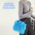 thumbnail image 4 of Imitation Wool Women's Plush Shoulder Bags Y2k Hot Girls Faux Fur Drawstring Bucket Bag Fashion Female Furry Purse Tote Handbags, 4 of 6