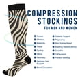 thumbnail image 2 of FORMRS Womens Knee High Socks Casual Long Thick Travel Daily Wear, 1 Pair, Black Lines, 2 of 6