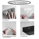 thumbnail image 3 of Floating Wall Shelf Black for Kitchen Bathroom Storage Rack Shelves B, 3 of 5