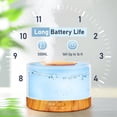 thumbnail image 3 of Dofurz 700ml Essential Oil Diffuser, Oil Diffuser with 7 Colors Timmer Settings Remote Control Cool Mist Air Humidifier for Large Room Home Office, 3 of 7