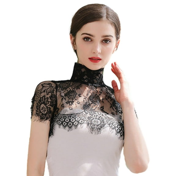 Yokua Women's Lace Fake Collar Detachable Dickeys Collar Half Shirts False Collar