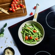 Thyme & Table 8 in Ceramic Nonstick Fry Pan, Taupe & Gold