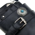 thumbnail image 4 of Funda de Cuero Real Sunnimix Bolsa de Tijeras de Salón Azul, 4 of 8