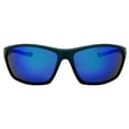 thumbnail image 2 of Raze Eyewear J-Frame Sunglasses for Men & Women Black-Blue Frame with Green- Blue Lenses Shatterproof Durable for Sports & Outdoor Adventures, 2 of 7