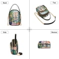 thumbnail image 3 of FORMRS Crossbody Bag for Women Quilted Travel Shoulder Cell Phone Purse with Chain Strap Handbag, Window Scene, 3 of 7