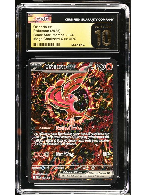 Graded 2025 Pokemon Black Star Promos Oricorio ex CGC Pristine 10 #024