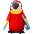 thumbnail image 3 of Divertido loro parlante de peluche con función de repetición, animales de peluche que mueven las alas, pájaro de peluche, loro parlante de peluche para niños, 3 of 8