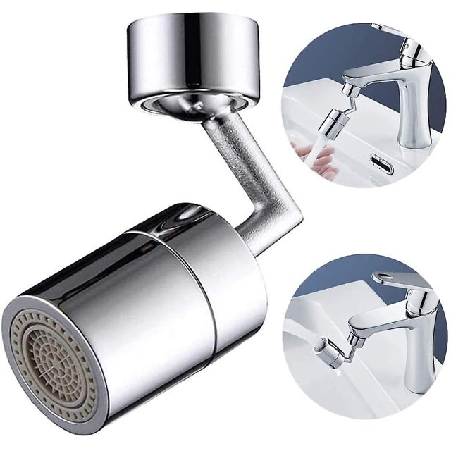 Aireador de grifo ajustable, aireador de grifo de 720 grados, aireador de grifo de ahorro de agua, cabezal de grifo de cocina de ahorro de agua, grifo de filtro de salpicaduras universal.