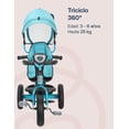 thumbnail image 2 of Triciclo Asiento 360 Niños 3 a 6 años Green, 2 of 7