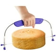 thumbnail image 4 of witspace Cake Leveler, Adjustable Cake Leveler & Slicer Cutter, Layer Cake Decorating Leveler Cutter Slicer with Stainless Steel Wires and Handle, Baking Tools for 10 Inch Cake, 11.8 x 6.5 inches, 4 of 9