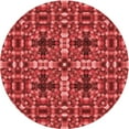 thumbnail image 1 of Ahgly Company Machine Washable Indoor Square Transitional Red Area Rugs, 3' Square, 1 of 7