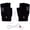 Black, variant on BadPiggies Winter USB Heated Gloves Fingerless Electric Hand Warmer Gloves Heated Mittens with Button for Women Men - Black