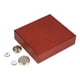 thumbnail image 1 of Caja de cigarros de buen gusto, diseño hermético único que garantiza un sabor puro, Humidor de viaje para maridos, padres, amigos, regalos, 1 of 5