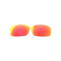 Walleva Fire Red Polarized Replacement Lenses for Spy Optic Colt Sunglasses